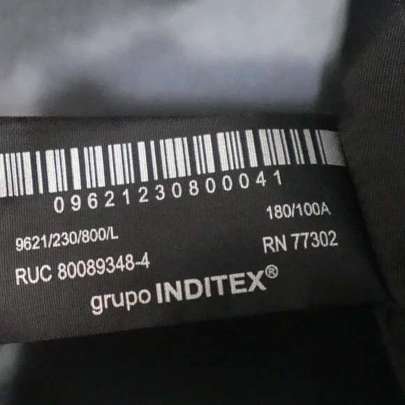 ZARA Velvet Jacket Men's Large Black Full Zip Pockets Long Sleeve MSRP $139 - Picture 5 of 13